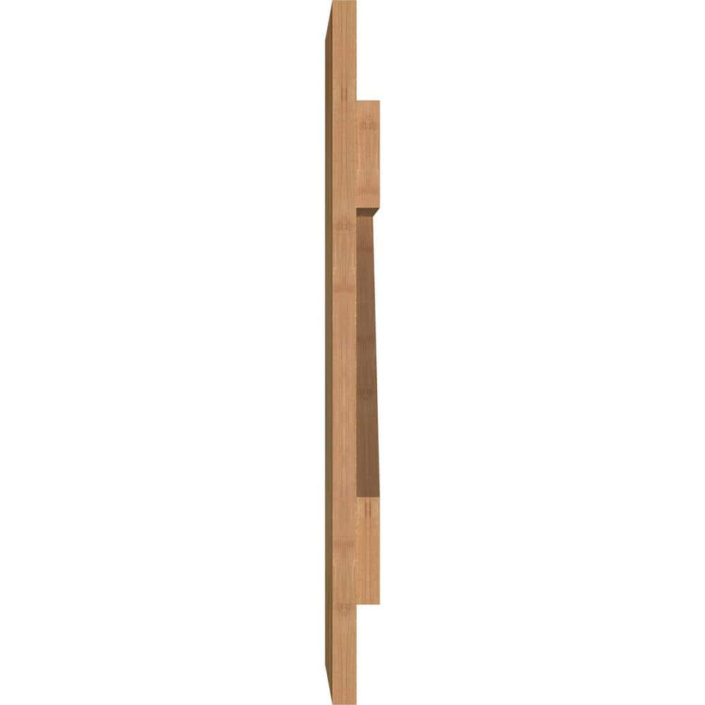 Rustic Cedar Board and Batten Z-Bar Shutters, 22" x 10.75"
