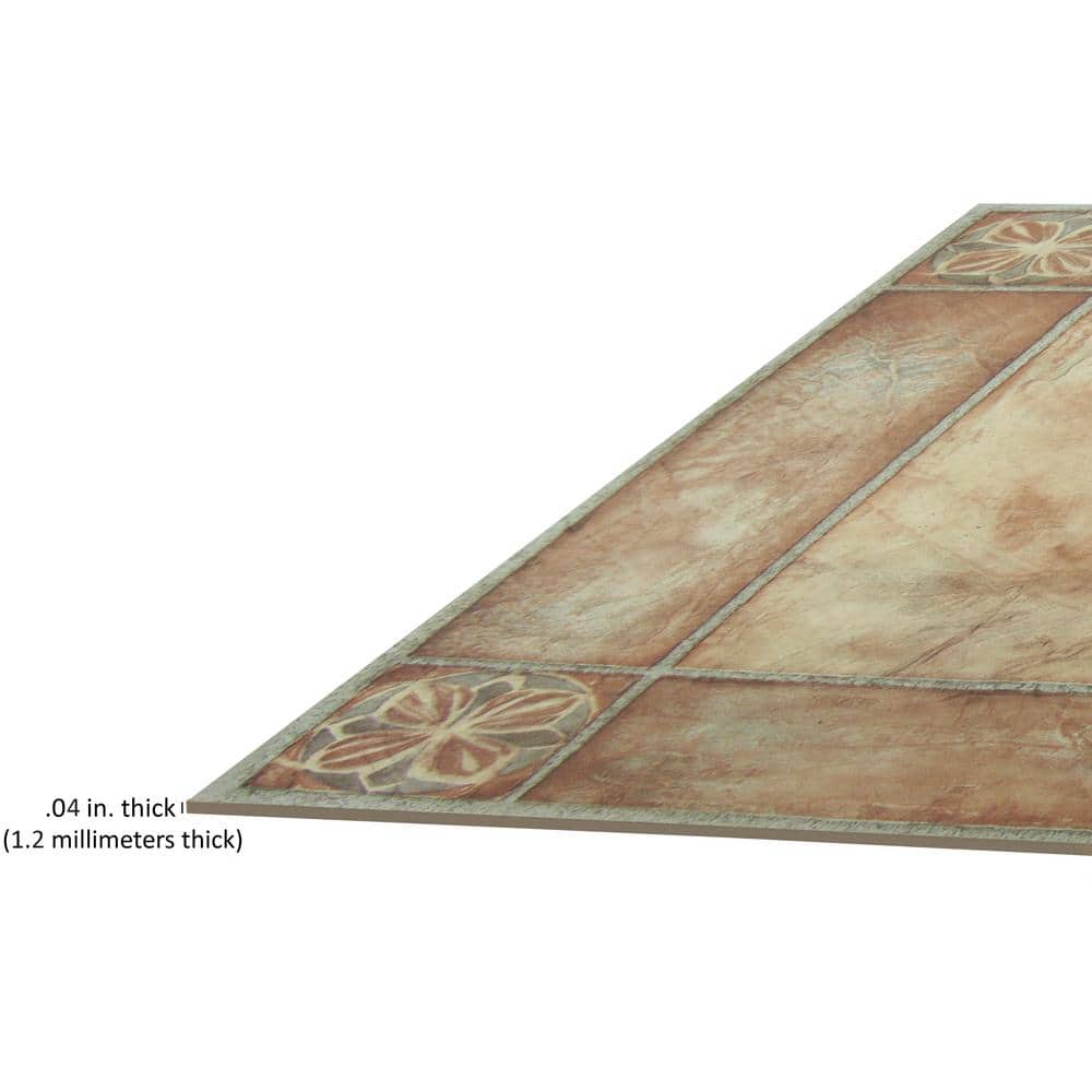 Sterling Spanish Rose 12" x 12" Self-Adhesive Vinyl Floor Tiles