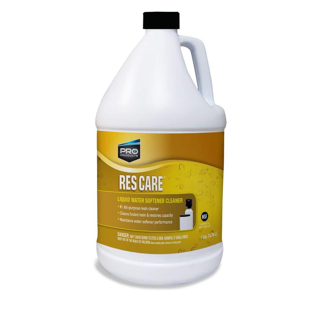 How To Use Rheem Water Softener Cleaner Pro Products 1 Gal. Res Care Liquid Resin Cleaning Solution RK02B - The  Home Depot