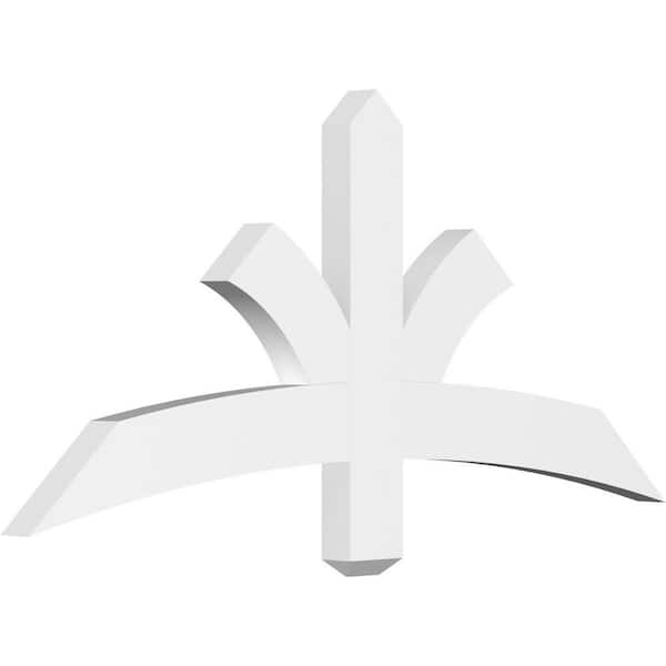 Ekena Millwork Davenport 48 in. W x 22 in. H x 2 in. D Signature Polyurethane Bracket