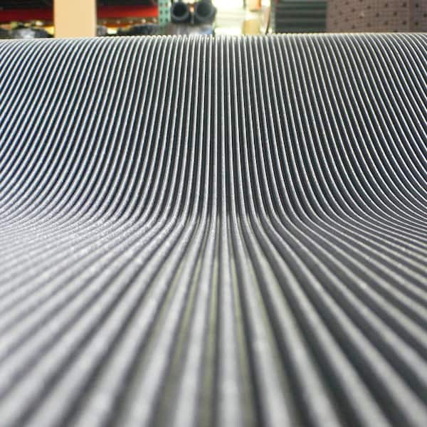 Corrugated Vinyl Runner Mats - 2' Wide - 1/8 Thick