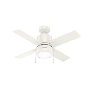 Beck 42 in. Indoor Fresh White Ceiling Fan with Light Kit