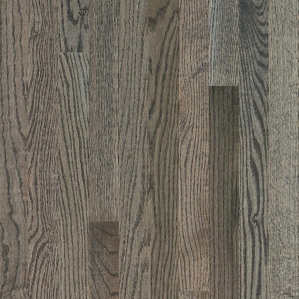 Bruce Plano Low Gloss Gray Oak 3/4 in. T x 3-1/4 in. W x Varying Length Solid Hardwood Flooring (22 sqft/case)