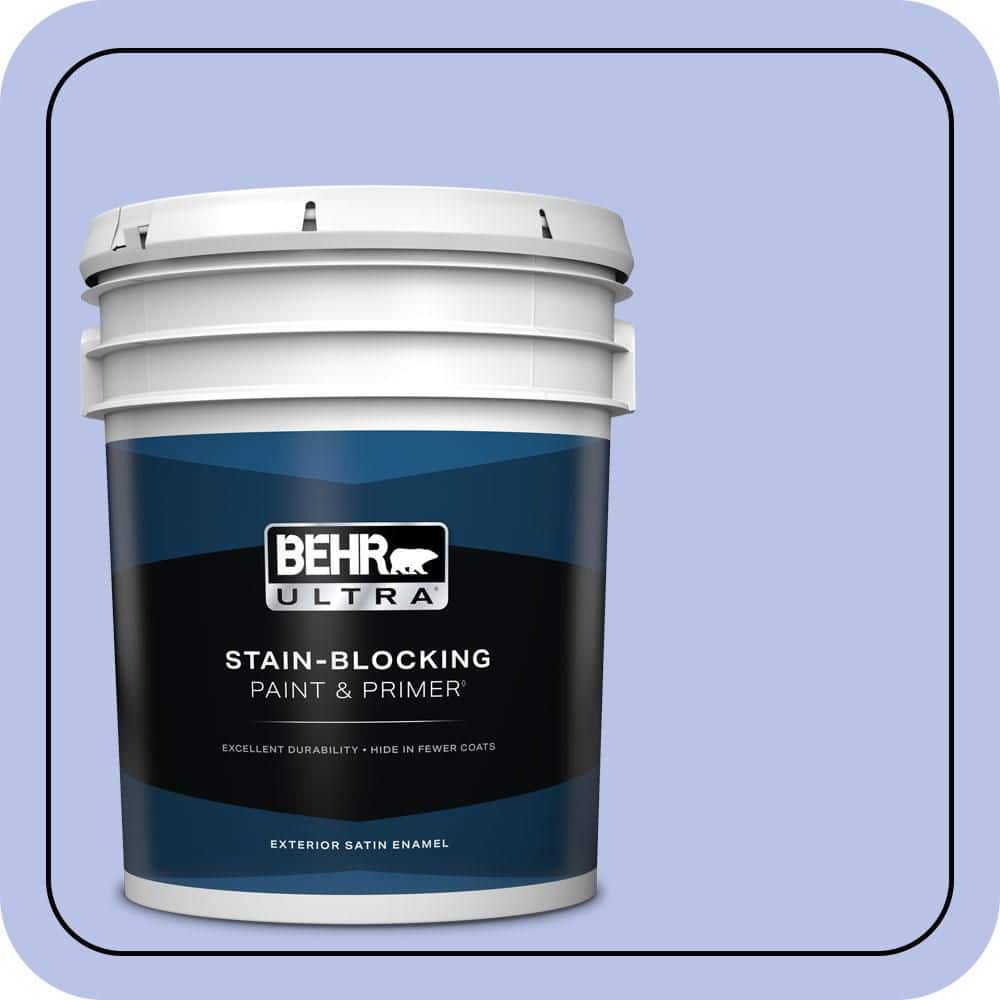 5 gal. #P540-3 Canterbury Bells Satin Enamel Exterior Paint & Primer price history on PriceWatchPro