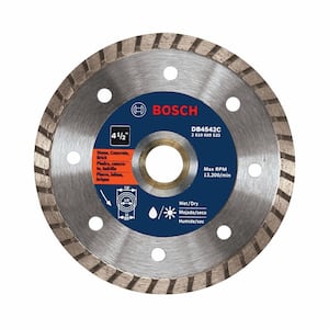 4-1/2 in. Small Angle Grinder Premium Turbo Rim Diamond Blade for Smooth Cut for Concrete and Masonry Materials