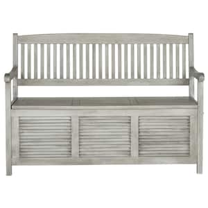 Brisbane 50 in. 2-Person Grey Acacia Wood Outdoor Bench