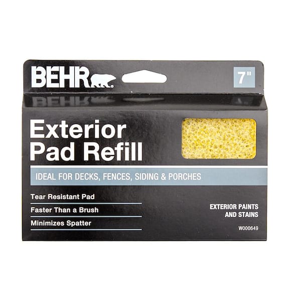 BEHR 7 in. Exterior Stain Pad Applicator Refill