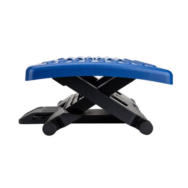 Mount-it! Footrest With Massaging Bead, Adjustable Height And Tilt Office  Foot Rest Stool For Under Desk Support