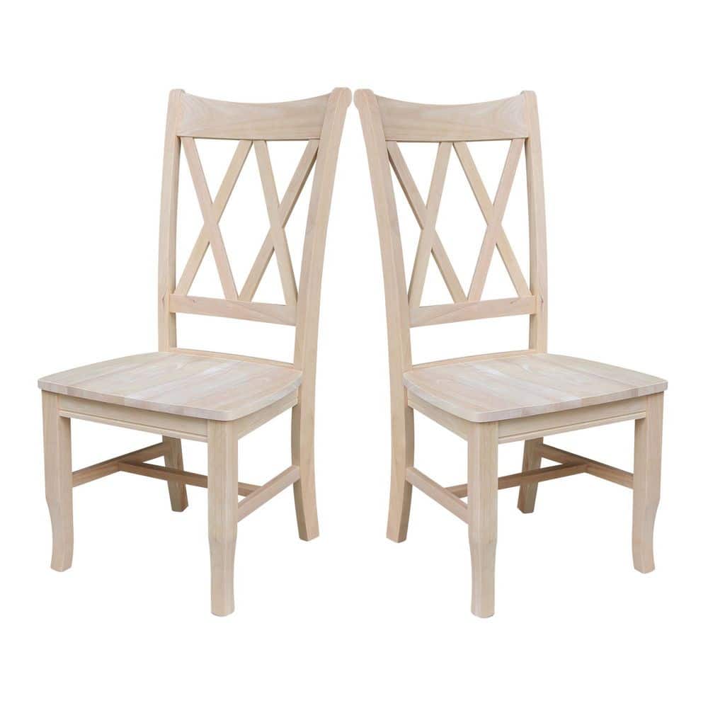 International Concepts Double X-Back Dining Chairs - Thumbnail 5