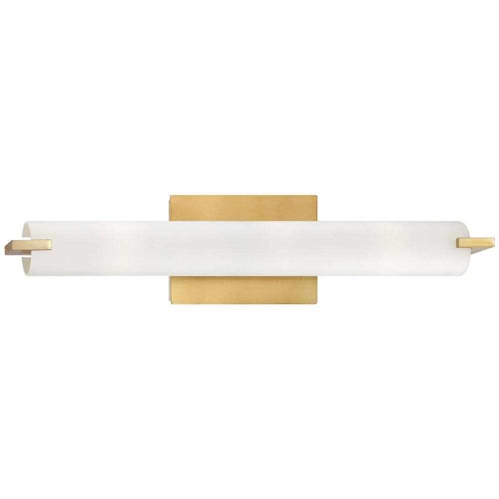 Honey Gold Etched Opal Glass 3-Light Wall Sconce