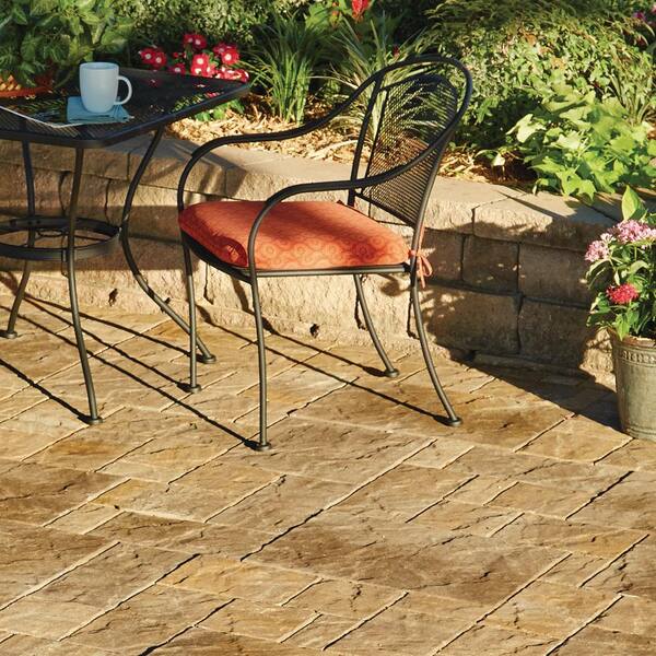 Pavestone Panorama Supra 3-pc 15.75 in. x 15.75 in. x 2.25 in. Platte River Blend Concrete Paver (60 Pcs. / 103 Sq. ft. / Pallet)
