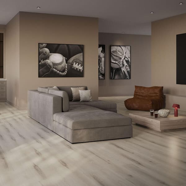 マットギル　フローティング Home Decorators Collection Oakwood Meadows 12 mm T x 7.6 in. W