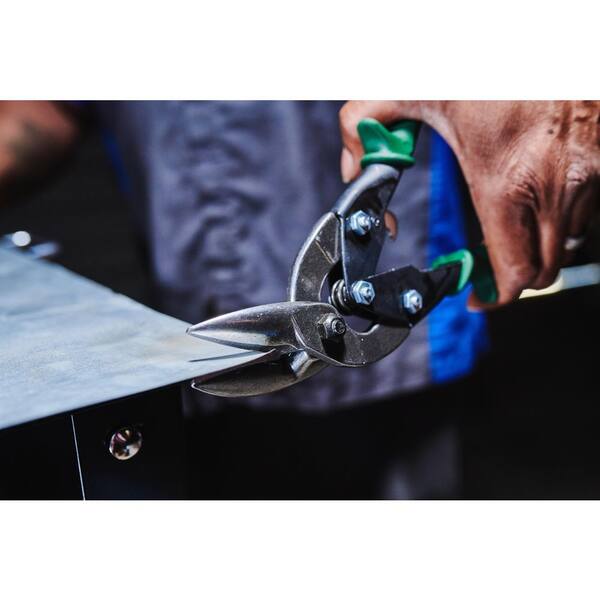 Channellock 1.22 in. Right-Cut Offset Snip 610FR - The Home Depot