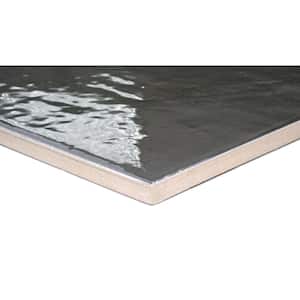 Passion Nero 8.86 in. x 8.86 in. Glossy Porcelain Floor and Wall Tile (10.9 sq. ft./Case)