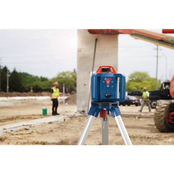 Bosch 800 ft. Rotary Laser Level Self Leveling Complete Kit with