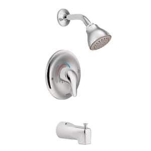 Chateau 1-Handle Wall Mount Tub and Shower Faucet Trim Kit in Chrome Bulk Pack (Valve Not Included)