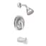 MOEN Chateau 4 in. Centerset 2-Handle Utility Faucet in Chrome 74998 ...