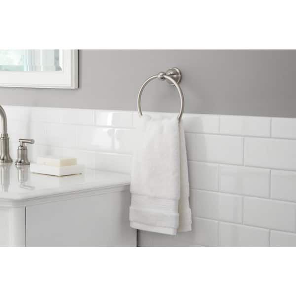 Mandouri Towel Ring in Brushed Nickel