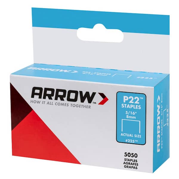 Arrow ARRP22516 P22 Staples Box 5000 8mm 5/16"  5050 