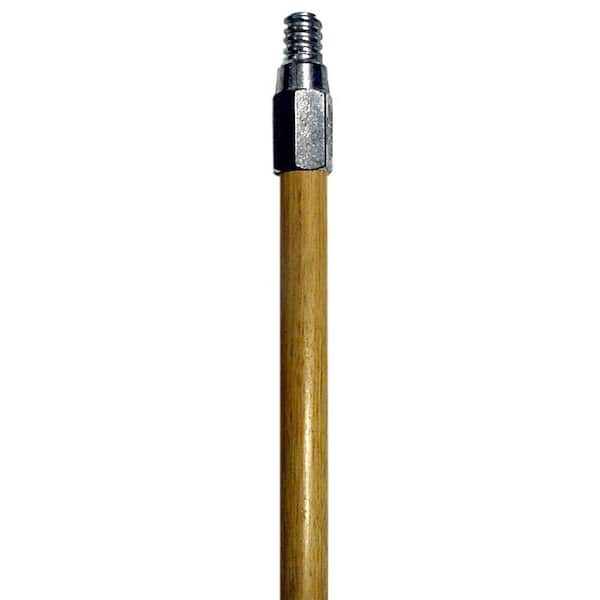 Quickie Hardwood Handle/Pole with Metal Ferrule