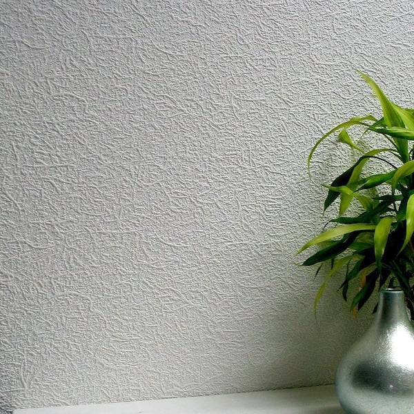 Fibrous Paintable Textured Vinyl Strippable Wallpaper (Covers 57.5 sq. ft.)