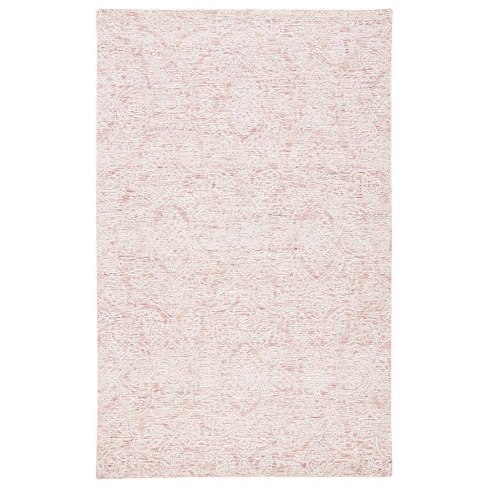 Ivory Floral Hand-Tufted Wool Rectangular Area Rug