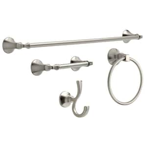 Delta 3-Piece Sandover SpotShield Brushed Nickel Decorative Bathroom Hardware Set