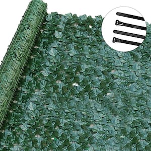 39 in. x 118 in. Artificial Ivy Privacy Fence Screen Faux Hedge Panels Decorative Fence for Outdoor Garden