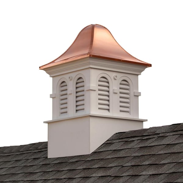 Good Directions Smithsonian Montgomery 26 in. x 26 in. x 42 in. Vinyl Cupola with Copper Roof