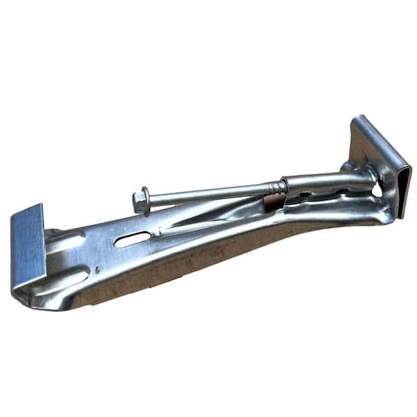 5 in. K-Style Hidden Gutter Hangers, Aluminum Heavy Duty Rain Gutter Brackets Fastener 50 Packs