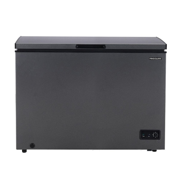 10 cu. ft. Freezer with Manual Defrost Chest Freezer Easy Drain in Black Garage Ready