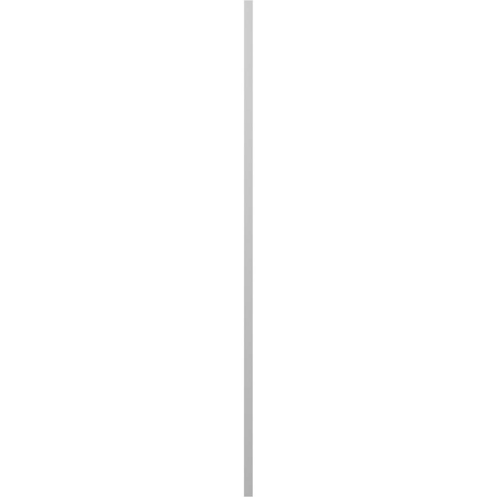 White Raised Panel Vinyl Decorative Shutters, 14.75 x 31 inches
