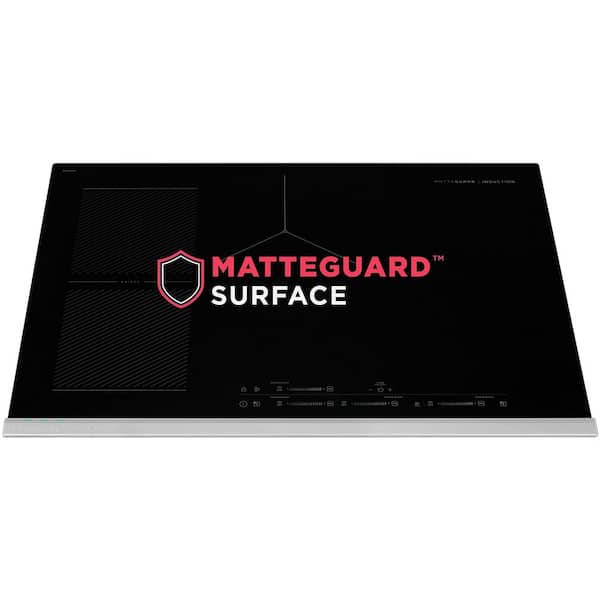 30 in. 4 Elements Induction Cooktop in Stainless Steel with MatteGuard Surface