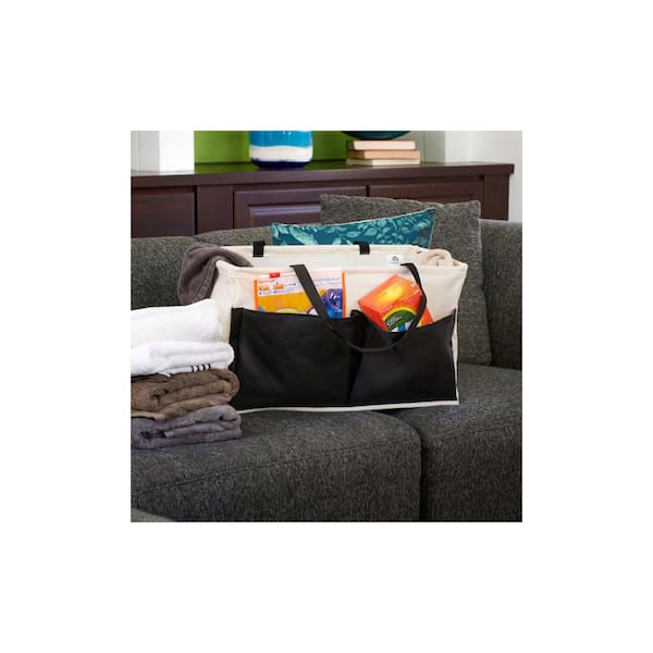 Household Essentials Canvas Blanket Bag