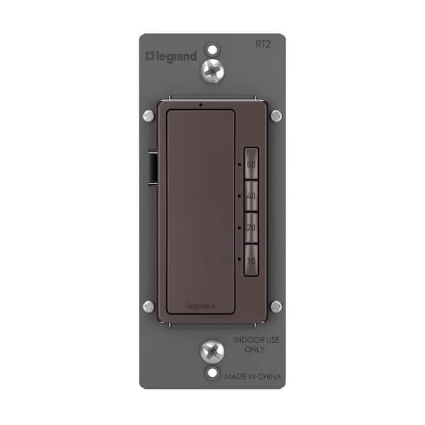 radiant 4 Button 60-Minutes, 40-Minutes, 20-Minutes, 10-Minutes Indoor Digital Countdown Timer, Dark Bronze