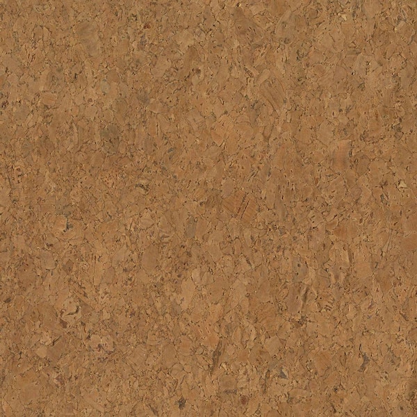 Kenneth James Yulia Chestnut Wall Cork Paper Peelable Roll (Covers 56.4 sq. ft.)