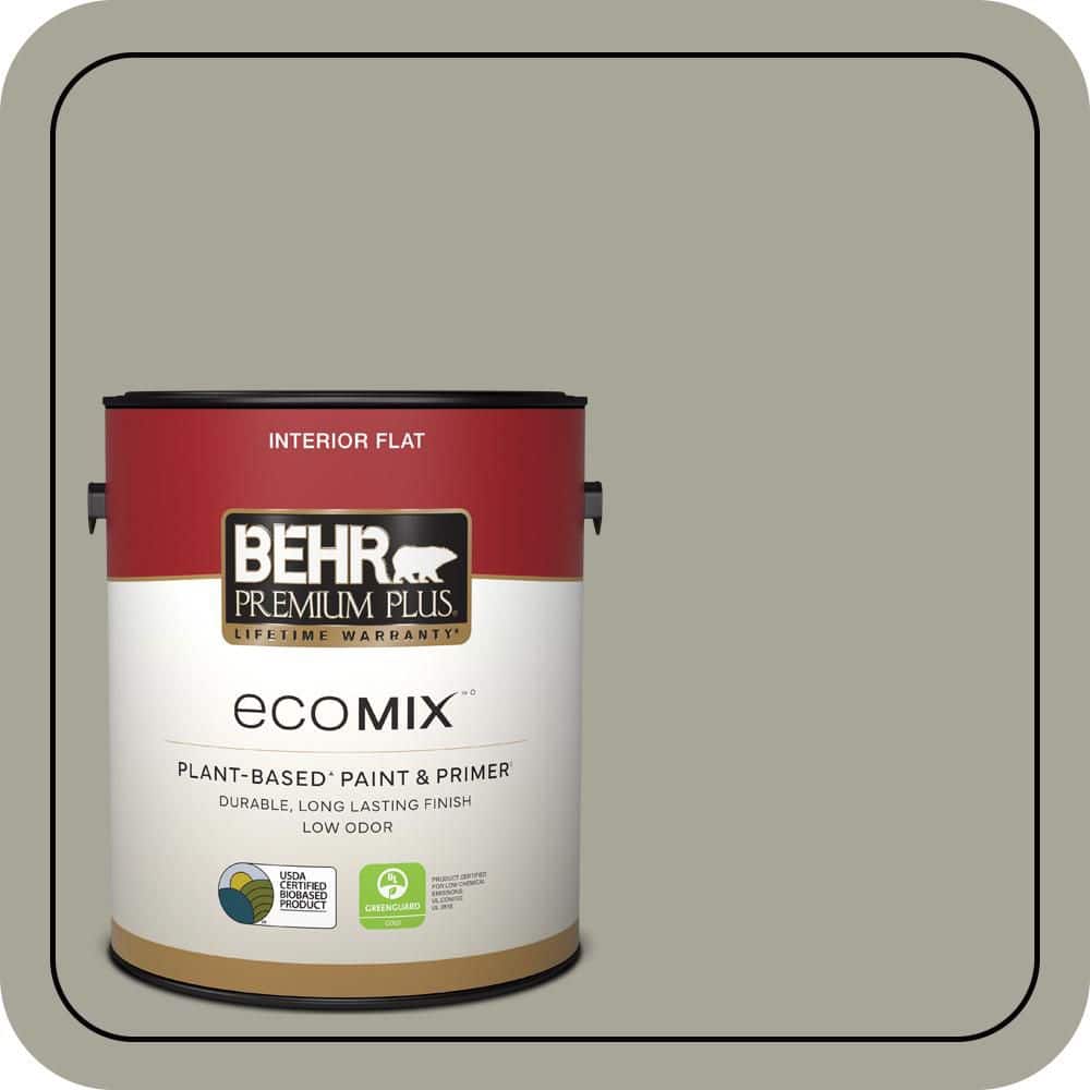 1 gal. #N370-4A Historical Gray Flat EcoMix Plant-Based Interior Paint & Primer price history on PriceWatchPro