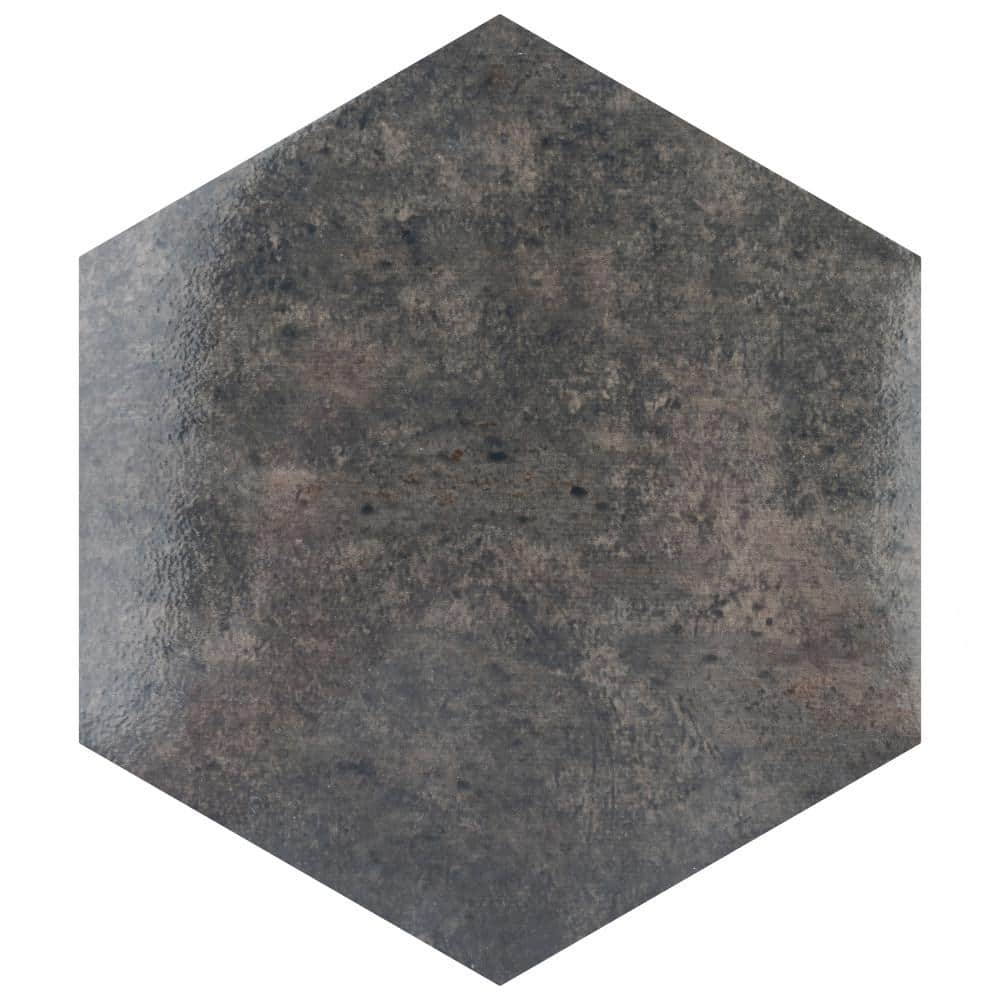 Capri Hex Nero 8 in. x 7 in. Porcelain Floor and Wall Take Home Tile Sample price history on PriceWatchPro