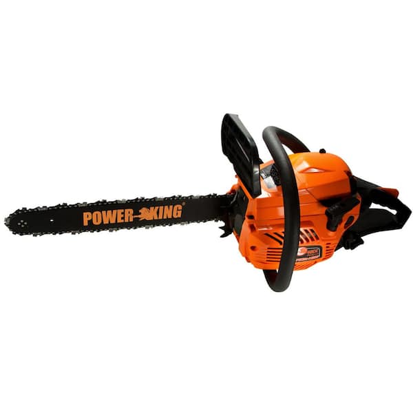 Power King 18 in. 40cc Gas Chainsaw, Antivibe System