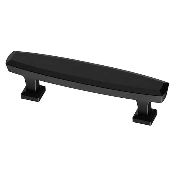 Liberty Liberty Beveled 3 in. (76 mm) Matte Black Cabinet Drawer Pull