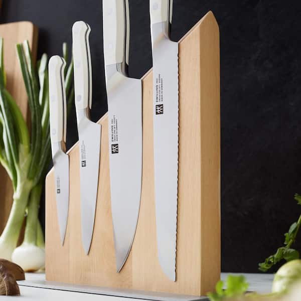 ZWILLING Pro Le Blanc 5-Piece Stainless Steel Full Tang Magnetic