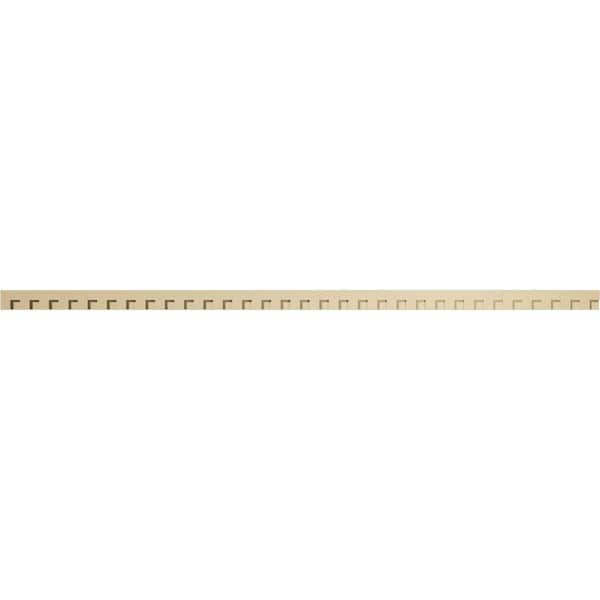 Ekena Millwork 1 in. D x 3 in. W x 93 in. L Primed Polyurethane Panel Moulding