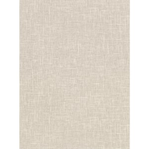 Linville Taupe Faux Linen Taupe Wallpaper Sample