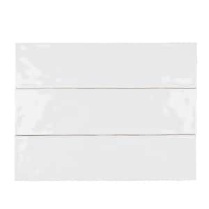 Artesano Bright White Ice 3 in. x 12 in. Glossy Ceramic Subway Wall Tile (12.7014 sq.ft./case)