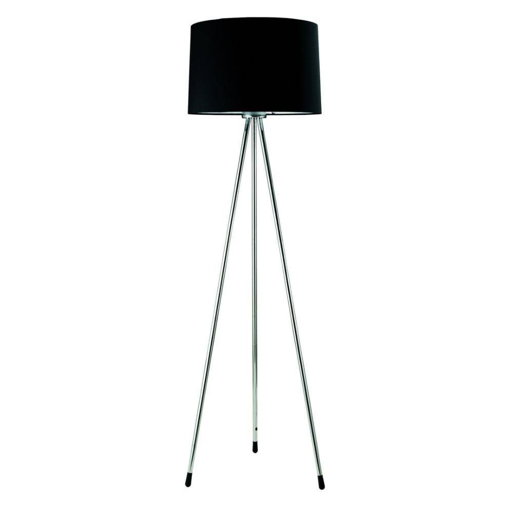 "59"" Tall Metal Floor Lamp with Black finish, Contemporary Design" price history on PriceWatchPro