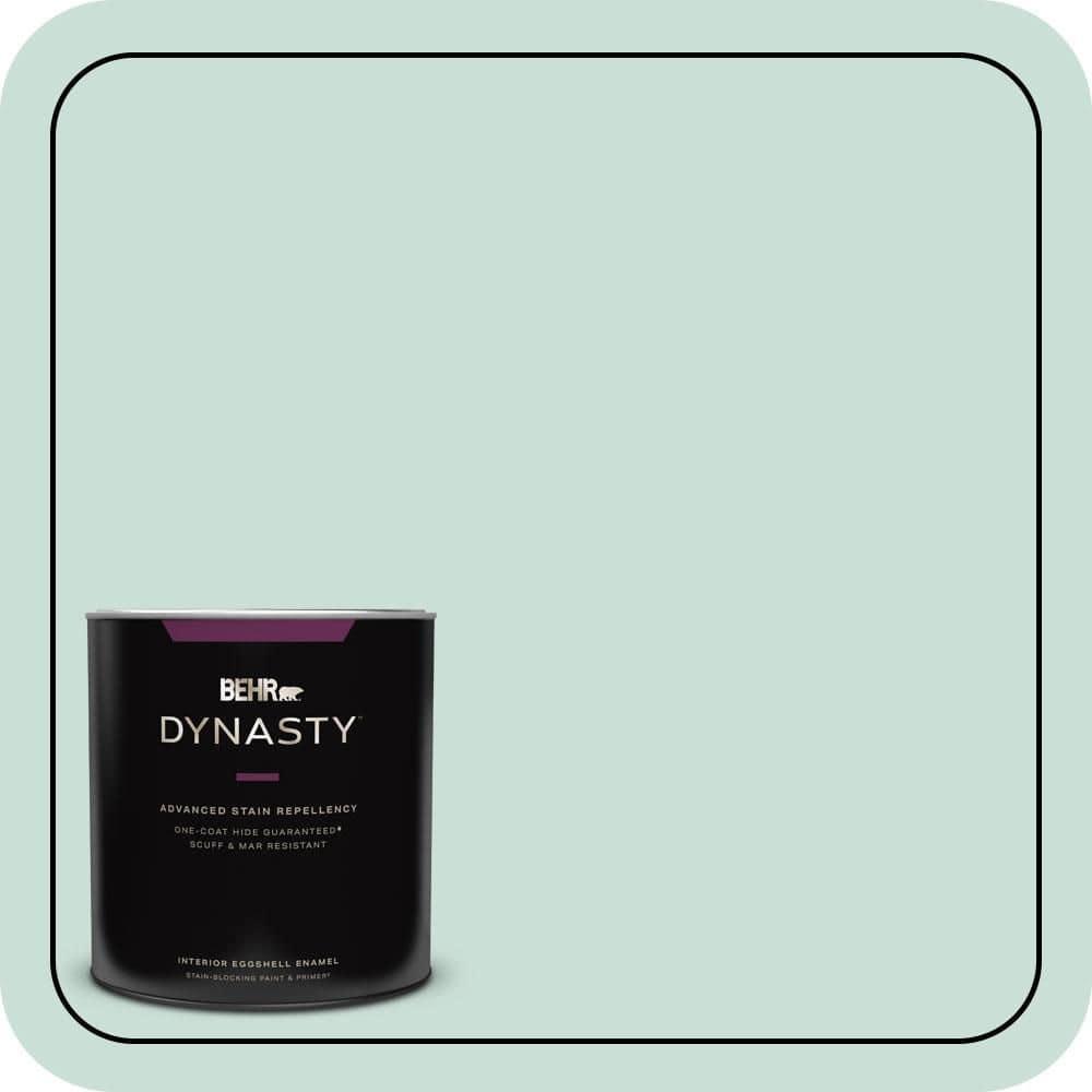 1 qt. #M430-2 Ice Rink Eggshell Enamel Interior Stain-Blocking Paint & Primer price history on PriceWatchPro
