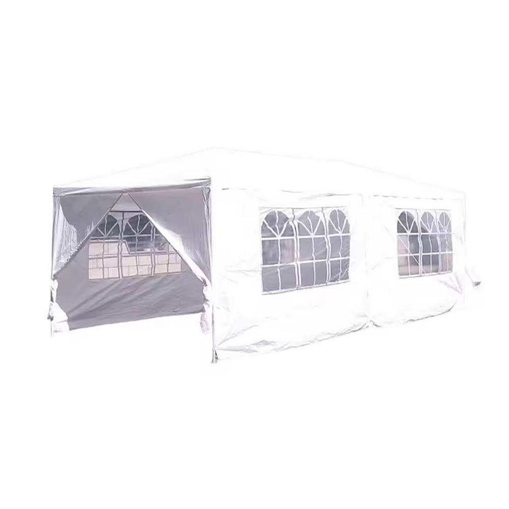 10 ft. x 20 ft. Wedding Party Canopy Tent Outdoor Gazebo with 6 Removable S