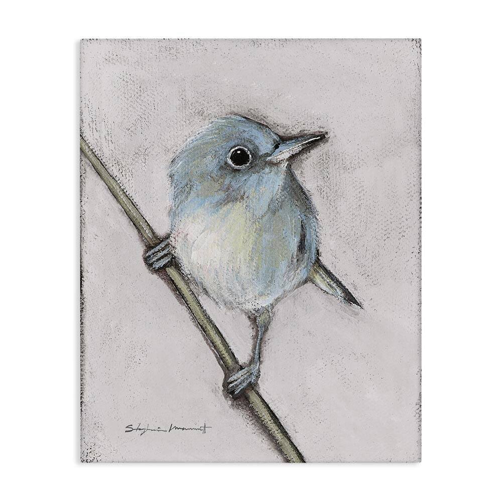 Wildlife Perched Bird Painting by Stephanie Workman Marrott Unframed Graphic Art Print Animal 36 in. x 48 in. price history on PriceWatchPro