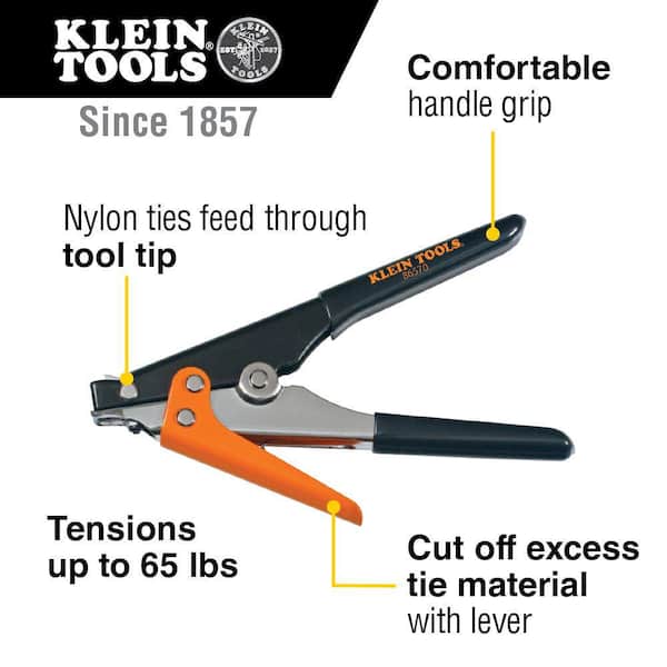 Nylon Tie Wrap Tensioning Tool Panduit Zip Cable Gun Strap Tightener Crimper Cut 