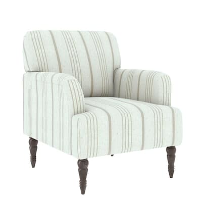 Striped Accent Chairs Chairs The Home Depot